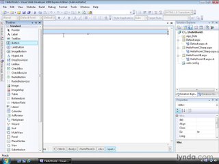 01 06. Exploring Visual Web Developer 2008