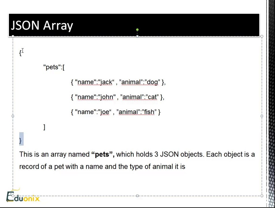 XML, JSON and Ajax - Chapter 2 -JSON Fundamentals