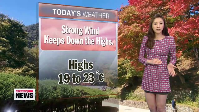 Strong winds expected this afternoon