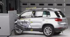 Volkswagen Tiguan - Dar alanlı çarpışma testi