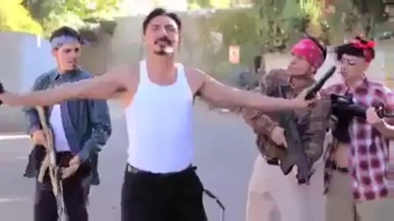 zombie dancing. like Michael Jackson