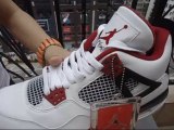 Close Look At Authentic Air Jordan IV Retro Fire Red Reviews