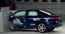 Audi A3 Sedan - Dar alanlı çarpışma testi