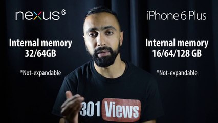 Nexus 6 vs iPhone 6 Plus