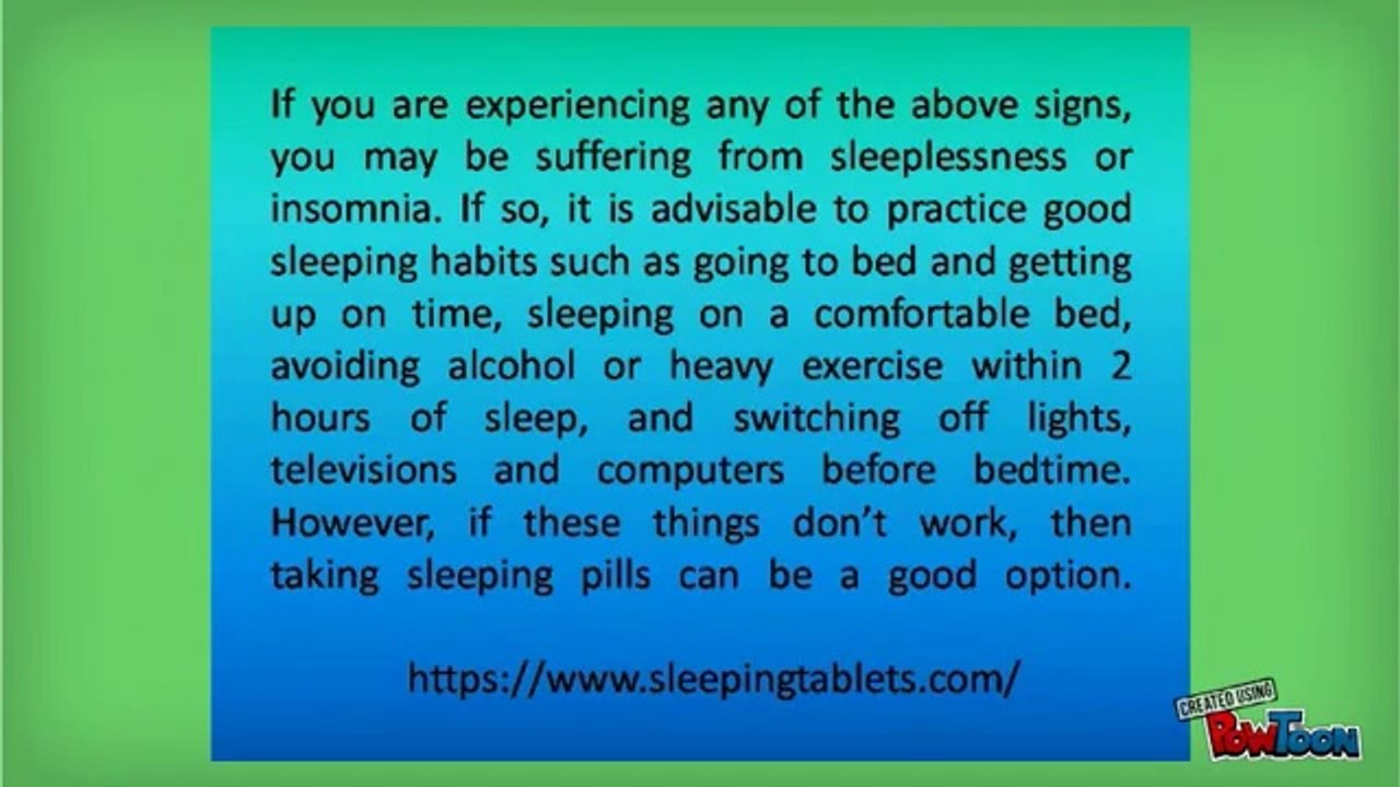 Sign That You Suffer from Sleep Disorder