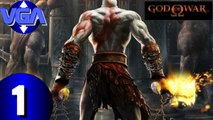 VGA God of war playthrough french fr sony ps3 2010 ps2 2005 HD PART 1