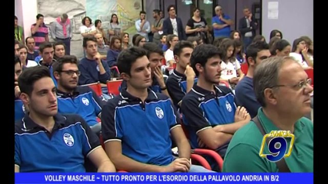 VOLLEY MASCHILE | Tutto pronto per l'esordio della Pallavolo Andria in B2