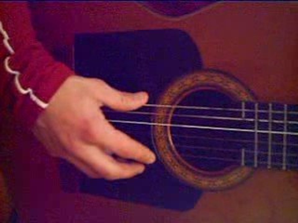 Gitan tonio donne un cour de guitare