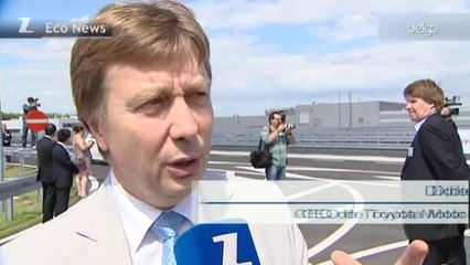 Inauguration d'une piste d'essai Toyota à Zaventem