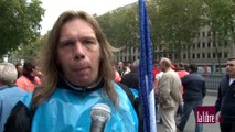 Manifestation des éboueurs à Bruxelles