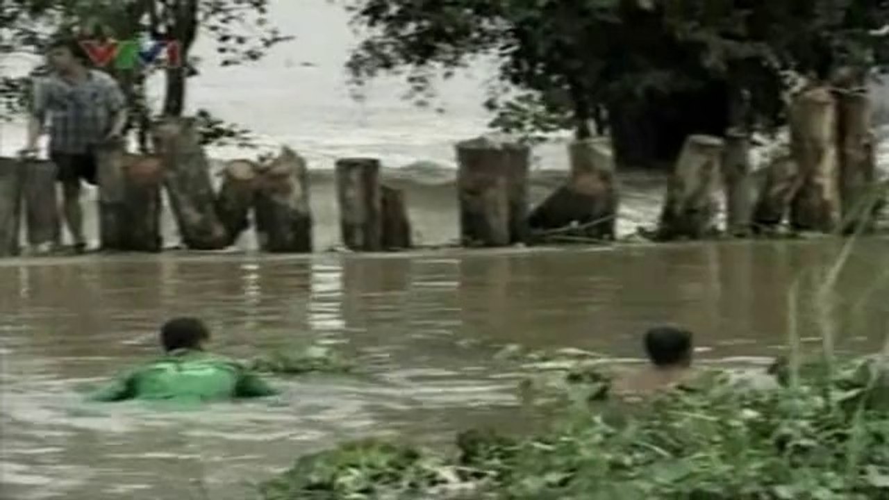 La tempête Nesat est entrée au Vietnam