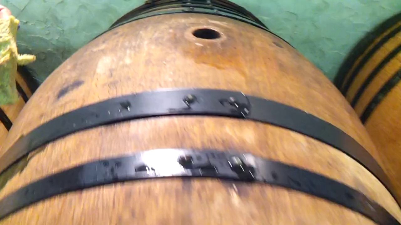 fût de blanc de noir en fermentation