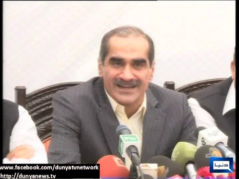 Dunya News-Multan NA-149 Election is a contest between lie and democracy :Saad Rafique