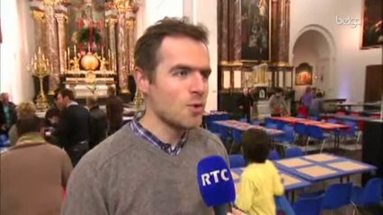La Collégiale St-Barthélemy à Liège fête Noël avec les défavorisés