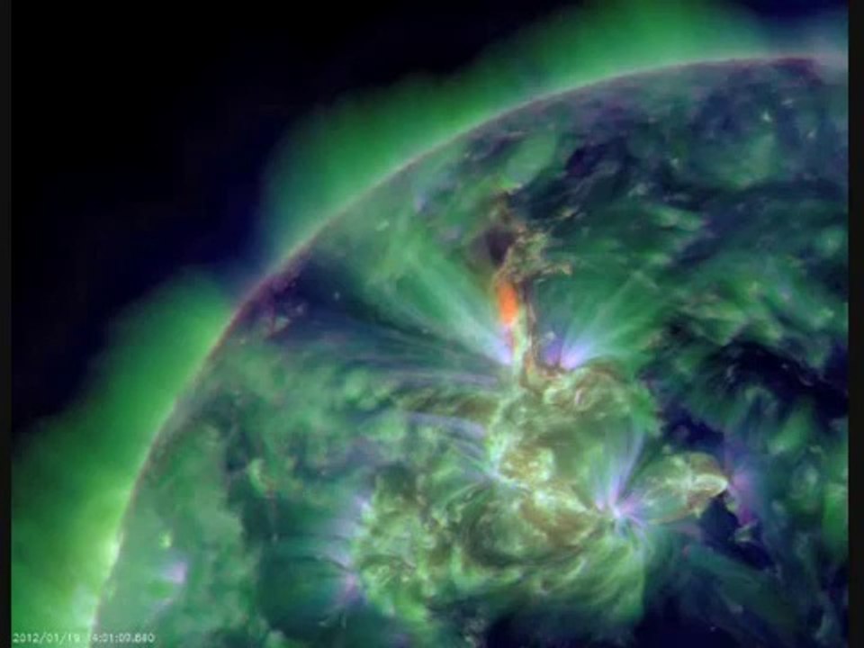 Eruption solaire