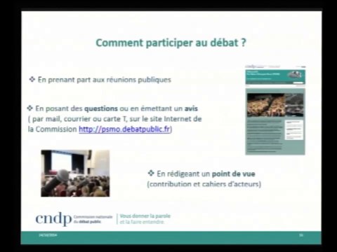 PSMO - 14/10/2014 - 2. Présentation du debat public par Michel Gaillard, Président de la CPDP, et Anne-Marie Charvet