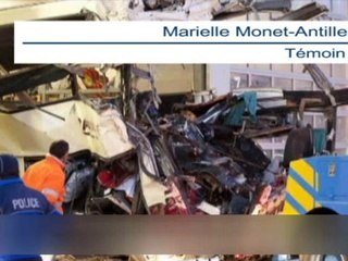 Accident de bus à Sierre, un témoin raconte