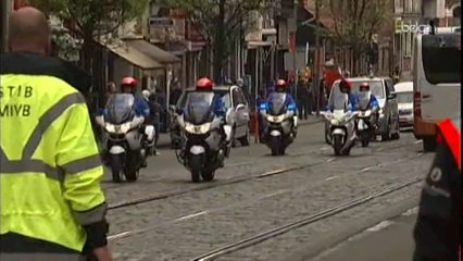 STIB: calme et affluence aux funérailles du superviseur