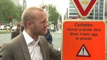 Les cyclistes bruxellois peuvent passer au feu rouge