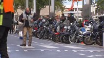 Des milliers de motards en colère à Bruxelles