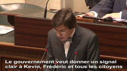 Kevin et Frédéric, stars du discours d'Elio Di Rupo