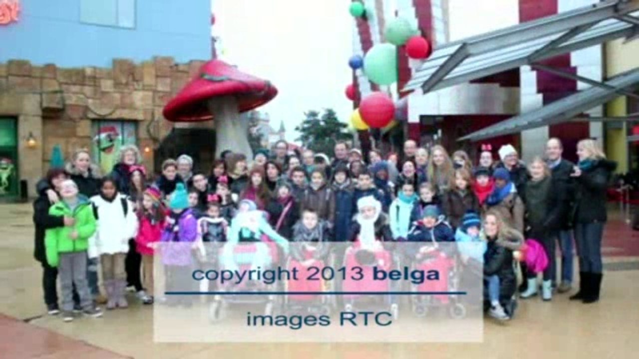 Justine Henin emmène des enfants malades à Disneyland