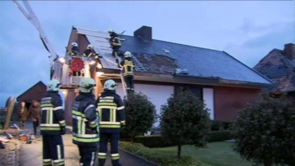 Mini-tornade ravageuse en Flandre