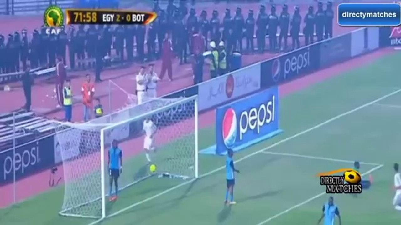 اهداف مباراة مصر وبتسوانا 2-0 = الاهداف كاملة HD