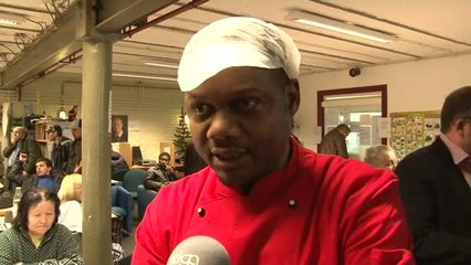 Elio Di Rupo et Maggie De Block en visite au Resto du coeur de Saint-Gilles
