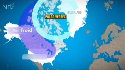 La douceur en Europe et le froid glacial aux Etats-Unis dus au Polar Vortex