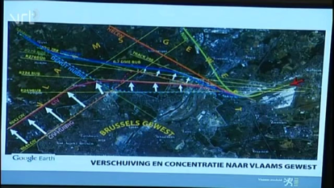 La Flandre dit "non" aux nouveaux couloirs aériens