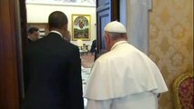Première rencontre entre le pape François et Barack Obama