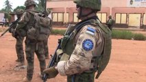 Centrafrique: Première patrouille dans Bangui pour les soldats estoniens de l'Eufor