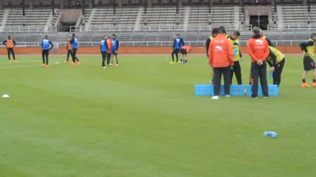 Les Diables Rouges s'entraînent en Suède avant la rencontre de dimanche