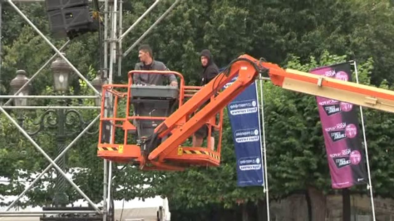 Temps mitigé pour l'ouverture du Brussels Summer Festival