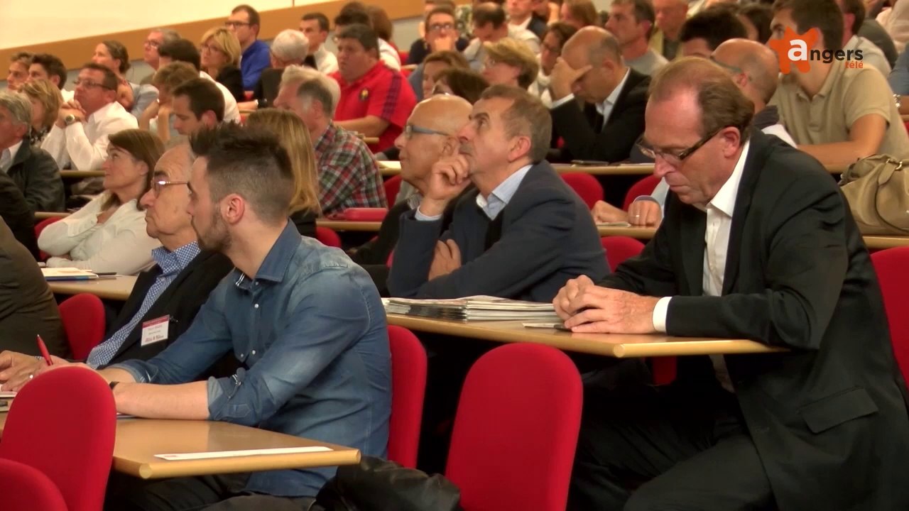 Reportage d'Angers Télé lors de notre conférence sur "l'accompagnement et la reconversion des sportifs de haut niveau"