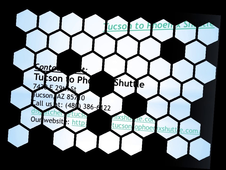 Door to door shuttles from  Tucson to Phoenix