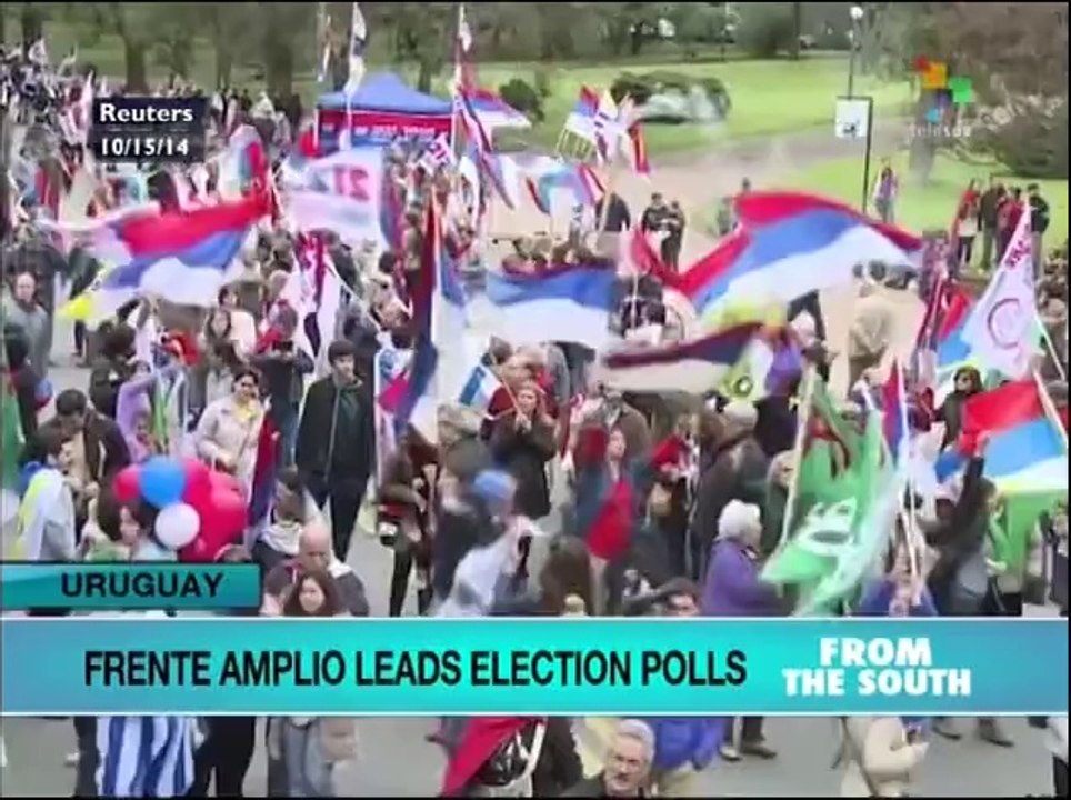 Uruguay's Broad Front Candidate Vazquez ahead in polls with 41%