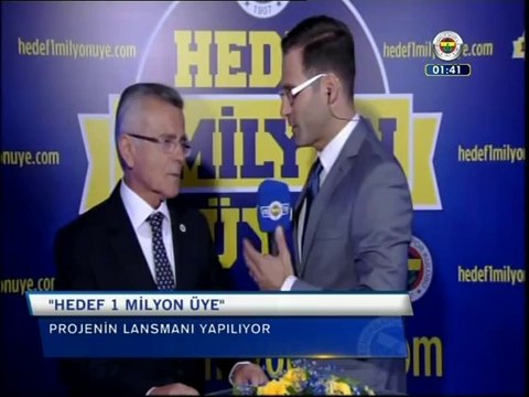 15 Ekim 2014 HEDEF 1 MİLYON ÜYE PROJESİ LANSMANI Röportajlar
