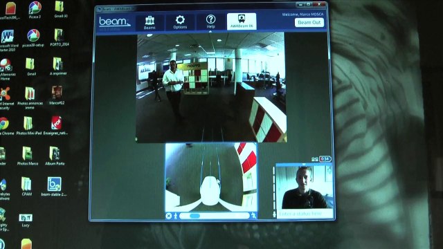 Mes premiers pas avec le robot Beam d'Awabot