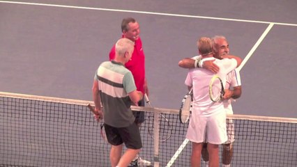 Tennis greats McEnroe, Lendl back on the court for fun