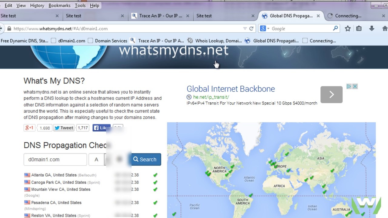 Localhost online, website online hosted on XAMPP, accessible via real domain name, dynamic IP: Test