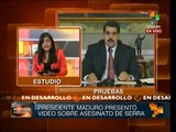 Nicolás Maduro presenta información sobre el asesinato de Robert Serra