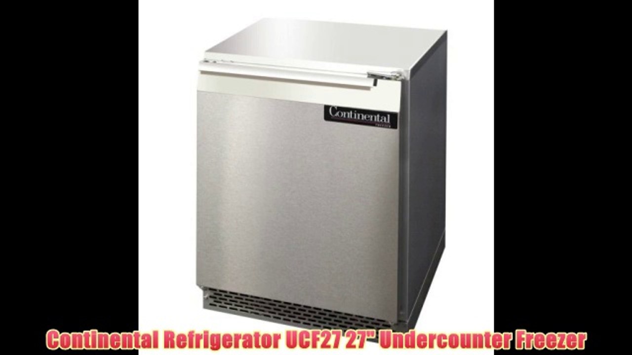 Continental Refrigerator UCF27 27 Undercounter Freezer