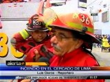 Incendio en dos fábricas del Cercado de Lima fue controlado