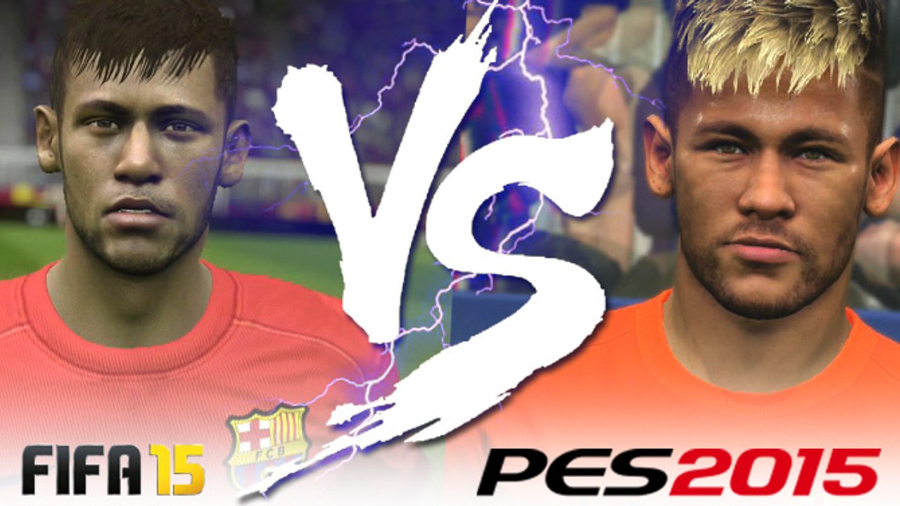 PES 2015 vs FIFA 15 : 11 joueurs stars comparées en vidéo maison