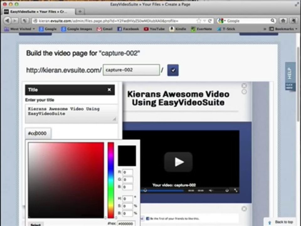 Easy Video Suite Video Pages Demo