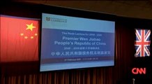 Lancer de chaussure contre le Premier chinois, Wen Jiabao