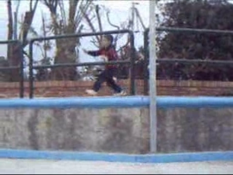 Parkour de niño de 5 años