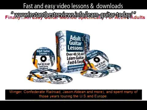 how to learn guitar for beginners Adult Guitar Lessons Fast and easy video lessons